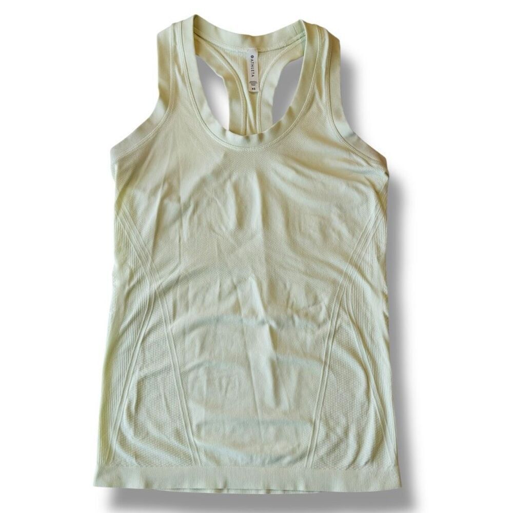 Athleta Women’s Racerback Tank Top Light Yellow Size XS